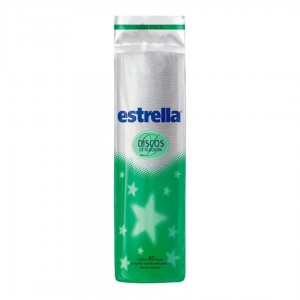 ESTRELLA DISCOS DESMAQUILLANTES 80u